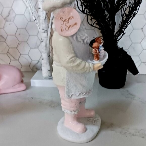 NEW! GINGERBREAD CUPCAKE BAKER SANTA DECOR - Picture 5 of 6